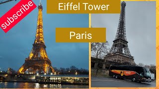 ll The Eiffel Tower Light Show ll  France Paris ll #eiffeltowerviews#subscribe #