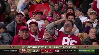 Jimmy Garoppolo's 2nd touchdown pass to George Kittle - 49ers @ Arizona Cardinals