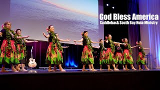 a hula presentation of God Bless America | Saddleback South Bay Hula