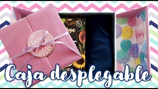 DIY ♡ Caja de dos tapas desplegable 2 | Erandy Paz