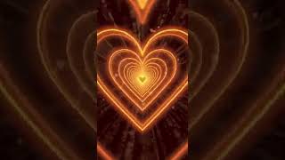 neon light love 🤎Brown Heart Tunnel | Animated Background | Wallpaper Heart | Neon Heart Tunnel