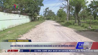 SIT realizará pavimentación con concreto hidráulico en Armenia Bonito de La Ceiba.