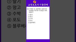 [문제집] 요양보호사 자격증시험 기출문제 60번 #shorts