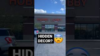 Hobby Lobby is HIDING DECOR?! 😳 #hobbylobby #homedecor #hobbylobbydecor #summerdecor #shorts