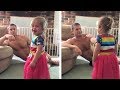 Genius Dad's Trick To Stop Daughter Crying