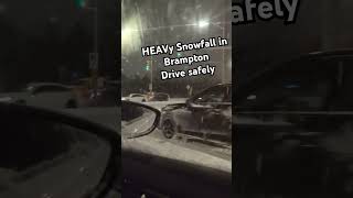 Heavy Snowfall in Brampton - Dive Safely