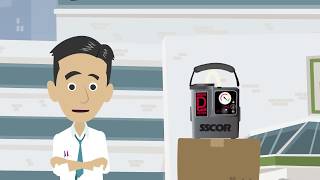 DCell Portable Suction that runs off Alkaline Batteries