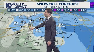 Columbus, Ohio forecast | 2 snow storms on the way