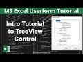 Intro to Excel TreeView Control | Excel Userform Tutorial