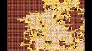 Backtracking maze generation algorithm / pygame, python