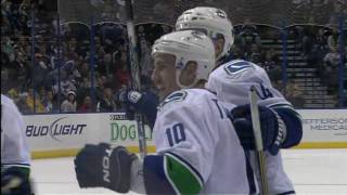 Canucks at Blues - Jeff Tambellini 3-1 Goal - 12.20.10 - HD