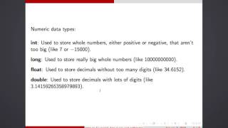 1 intro to numeric data types and arithmetic