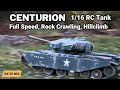 Rock Crawling, Hillclimb, Full Speed: Tamiya 1/16 Centurion RC Tank