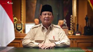 PRESIDEN PRABOWO MENGUCAPKAN SELAMAT TAHUN BARU IMLEK 2576 KONGZILI