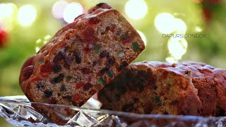 #CHRISTMASEDITION I CARA MUDAH MEMBUAT FRUIT CAKE |EASY TO MAKE FRUIT CAKE