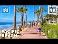 [4K] Pacific Beach (PB) in San Diego, California USA - Walking Tour Vlog & Vacation Travel Guide 🎧