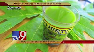 No diseases with papaya leaf juice! - TV9