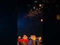 Night Sky Lantern festival With Relaxing Music #shorts #cinematicvideo #tim_janis #naturesounds