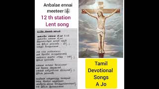 Anbale ennai meeteer🎼wayofCross✝️Thirusiluvai padhai12thStation song@tamildevotionalsongs-ajo3314