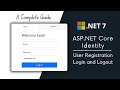 Asp.Net Core MVC & Identity UI - User Registration and  Login