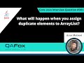 What will happen when you assign duplicate elements to ArrayList (Core Java Interview Question #301)