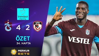 Merkur-Sports | Trabzonspor (4-2) Gaziantep FK - Highlights/Özet | Trendyol Süper Lig - 2023/24