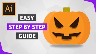 How To Draw A Halloween Pumpkin Head Lantern In Adobe Illustrator