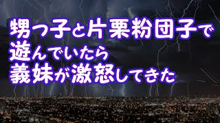 【修羅場】甥っ子と片栗粉団子で遊んでいたら義妹が激怒してきた【2ちゃんねる@修羅場・浮気・因果応報etc】