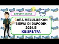 DAPODIK 2024.B !! CARA MELULUSKAN SISWA KB/SPS/TPA HANYA SEMESTER GANJIL