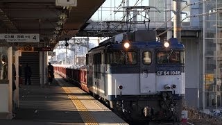 東海道本線8784列車(乙女坂～笠寺)EF64-1046+ホキ