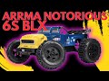 ARRMA RTR Notorious 1/8 6S BLX Brushless Stunt Truck – Extreme Bash Monster!