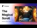 Framer Tutorial: Reveal Content with a Magical Door Sliding Scroll Animation || Free Remix Link