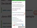 Java AWT TextField(2)