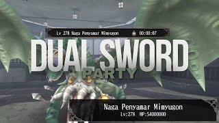 Dual Sword Party vs Mimyugon Ulti (7sec) | Toram Online