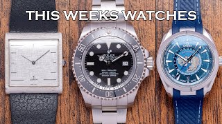 This Weeks Watches - Rolex Deepsea, Omega Aqua Terra GMT, Corum Buckingham, Fears \u0026 More [EP195]