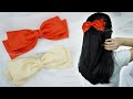 Very Pretty 😍 Satin Hair Bow Tutorial for Beginners with Easy Step by Step