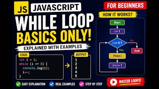 While Loop in JavaScript | Complete Beginner Tutorial 🔥