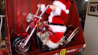 Motorcycle Santa