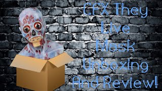 CFX They Live Silicone Mask Unboxing!