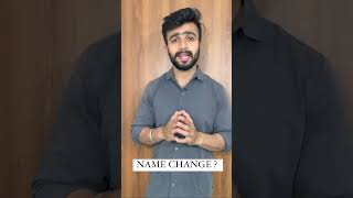 Name change in documents #name #documents #namechange