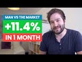 My Tech Portfolio Is Up 11.4% in 1 Month While The Market Trades Sideways (MAN VS THE MARKET)