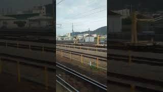 【車窓〜train view〜】〜貨物コンテナ＆ひめじ別所駅通過＆スレ違い＆ジョイント音を添えて〜