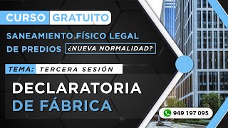 INFOPRE - Declaratoria de Fabrica