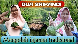 TWO SRIKANDI PROCESSES TRADITIONAL FOOD in the wild || Buschraft cooking outdoor cooking