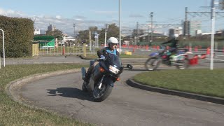 バイク愛好家らが安全運転学ぶイベント　「二輪安全運動フェア」　群馬・前橋市  (24/11/17)