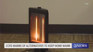 CCFD reminds people to plug space heaters into wall sockets, not power strips