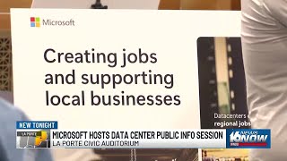 Residents raise concerns at Microsoft data center info session in LaPorte