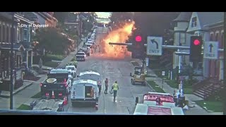 Scary scene as Iowa house explodes unexpectedly