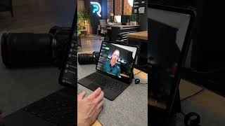iPad Pro works with 4K external webcam now!! 🤯