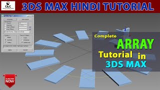 All About Array in 3ds Max || Hindi Tutorial by Creative Learning Center